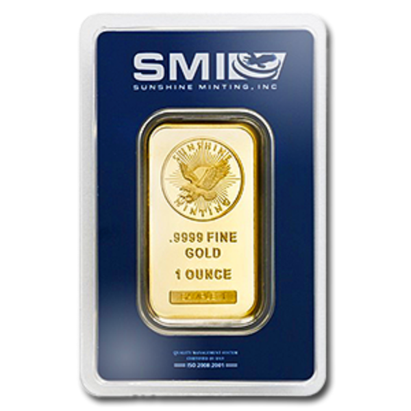 Picture of 1 oz Sunshine Mint Gold Bar
