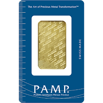 Picture of 1 oz Pamp Non-Fortuna Gold Bar