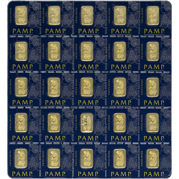 Picture of 25 Gram Pamp Multi Gram Gold Bar