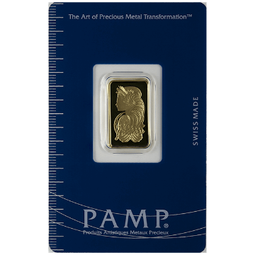 Picture of 5 Gram Pamp Gold Bar