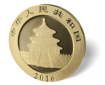 Picture of 8 Gram Chinese Gold Panda - 2016
