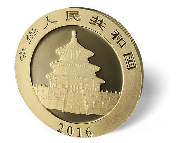 Picture of 8 Gram Chinese Gold Panda - 2016
