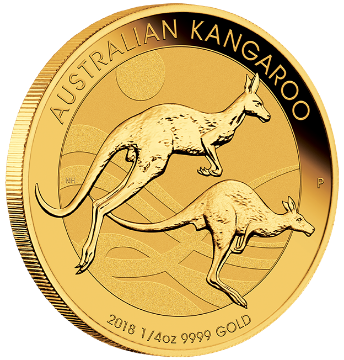 Picture of 2018 1/4 oz Perth Gold Kangaroo