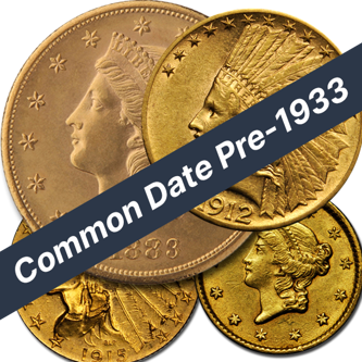 Picture for category Common Date Pre-1933 Gold Coins